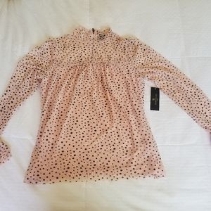 Worthington soft pink blouse, petite M